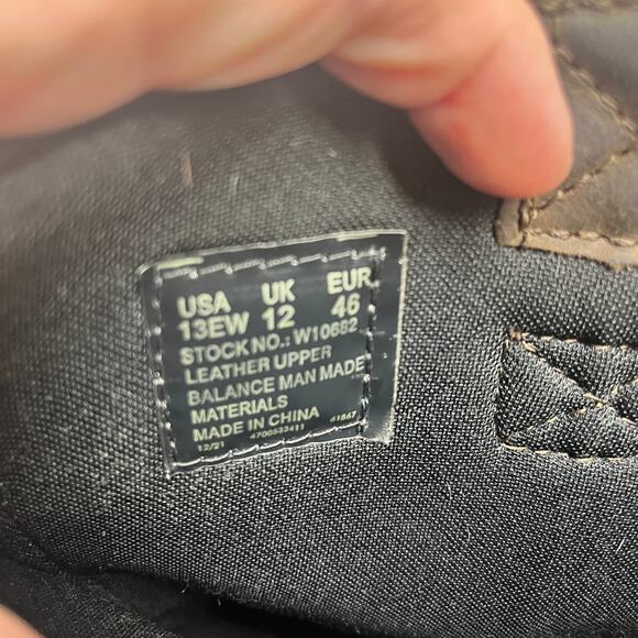 Wolverine Brown Leather Pull-On Work Boots Men’s 13 EW W10682 - Picture 12 of 16